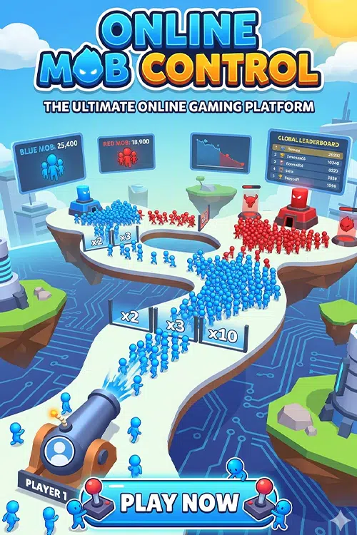 Mob Control casual mobile game guide on BAJILIVE Bangladesh